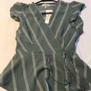Peplum style shirt